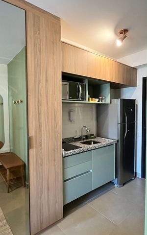 Apartamento para alugar com 26m², 1 quarto e sem vagaCozinha