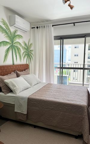 Apartamento para alugar com 26m², 1 quarto e sem vagaSala/Quarto
