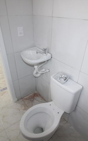 Casa para alugar com 160m², 2 quartos e 2 vagasBanheiro 2