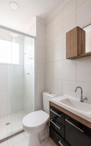 Apartamento à venda com 33m², 2 quartos e 1 vaga Apartamento à venda com 33m², 2 quartos e 1 vagaBanheiro