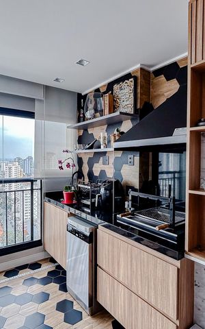 Apartamento à venda com 66m², 1 quarto e 1 vagaVaranda