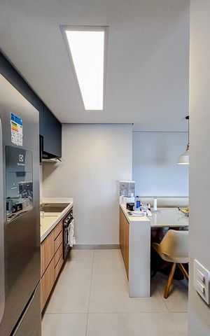 Apartamento à venda com 66m², 1 quarto e 1 vagaCozinha