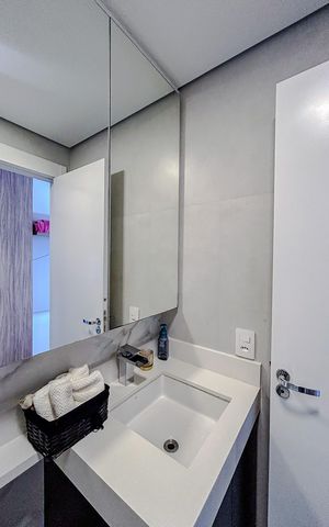 Apartamento à venda com 66m², 1 quarto e 1 vagaBanheiro da Suíte