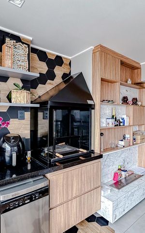 Apartamento à venda com 66m², 1 quarto e 1 vagaVaranda