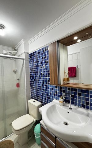 Apartamento à venda com 69m², 3 quartos e 1 vaga Apartamento à venda com 69m², 3 quartos e 1 vagaBanheiro