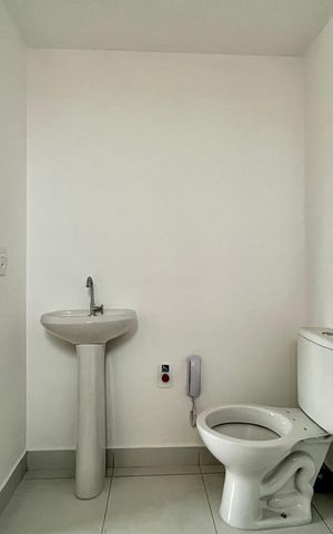 Apartamento à venda com 25m², 1 quarto e sem vaga Apartamento à venda com 25m², 1 quarto e sem vagaBanheiro da Suíte