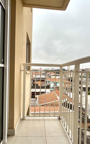 Apartamento à venda com 25m², 1 quarto e sem vaga Apartamento à venda com 25m², 1 quarto e sem vagaVaranda