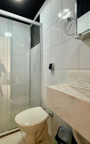 Apartamento para alugar com 38m², 1 quarto e sem vaga Apartamento para alugar com 38m², 1 quarto e sem vagaBanheiro