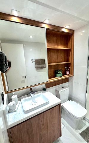 Apartamento à venda com 87m², 3 quartos e 2 vagas Apartamento à venda com 87m², 3 quartos e 2 vagasBanheiro