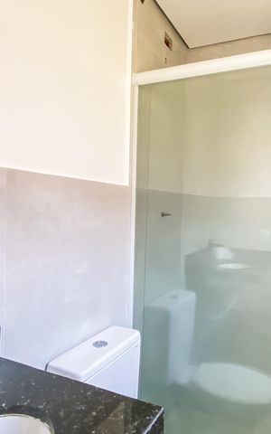 Studio para alugar com 30m², 1 quarto e sem vaga Studio para alugar com 30m², 1 quarto e sem vagaBanheiro
