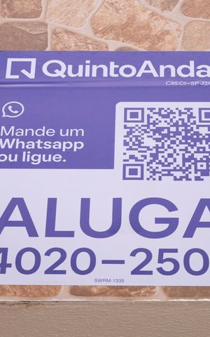 Studio para alugar com 20m², 1 quarto e sem vagaPlaca GRANDE instalada na fachada do imóvel, dia 07.08.2026 - Código da placa: SWRM-1335