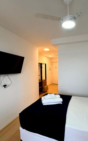 Studio para alugar com 32m², 1 quarto e sem vaga