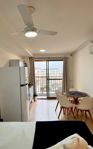 Studio para alugar com 32m², 1 quarto e sem vaga
