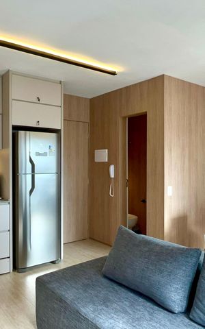 Apartamento à venda com 37m², 1 quarto e sem vaga Apartamento à venda com 37m², 1 quarto e sem vagaSala de TV