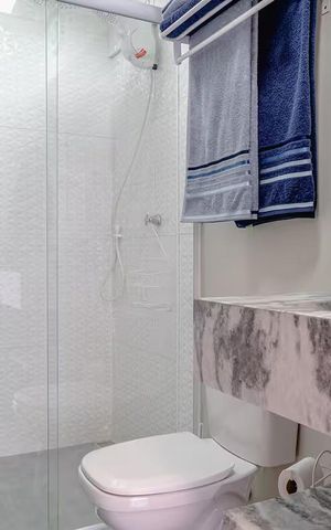 Apartamento para alugar com 42m², 1 quarto e sem vaga Apartamento para alugar com 42m², 1 quarto e sem vagaBanheiro