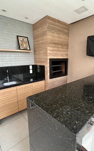Apartamento à venda com 75m², 2 quartos e 1 vagaÁrea comum - Churrasqueira