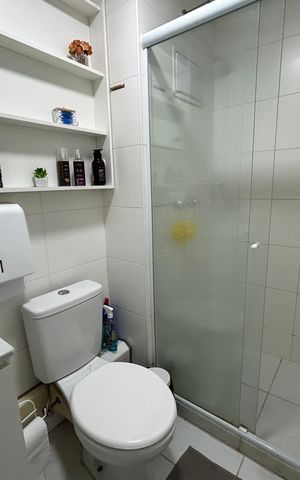 Apartamento à venda com 75m², 2 quartos e 1 vagaBanheiro Social