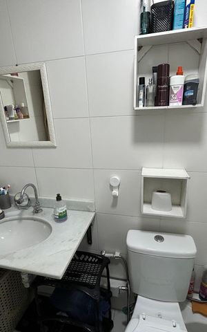 Apartamento à venda com 75m², 2 quartos e 1 vagaBanheiro da Suíte