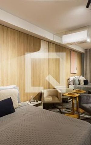 Apartamento à venda com 24m², 1 quarto e sem vaga Apartamento à venda com 24m², 1 quarto e sem vagaSala/Quarto