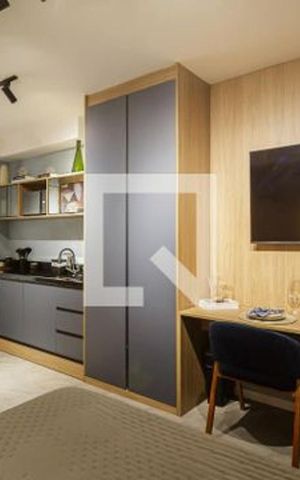 Apartamento à venda com 24m², 1 quarto e sem vaga Apartamento à venda com 24m², 1 quarto e sem vagaSala/Quarto