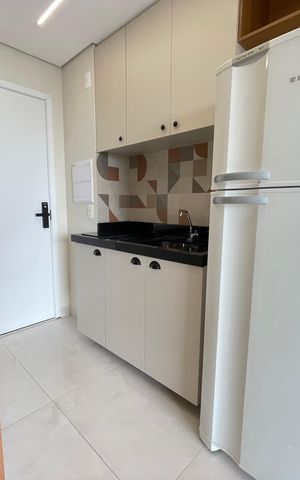 Studio à venda com 23m², 1 quarto e sem vagaCozinha