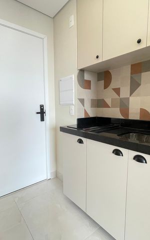 Studio à venda com 23m², 1 quarto e sem vagaCozinha