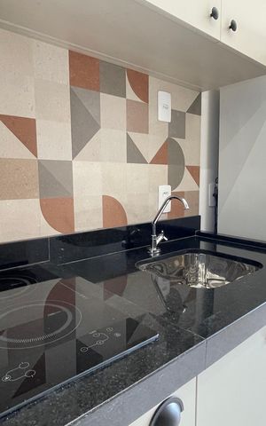 Studio à venda com 23m², 1 quarto e sem vagaCozinha
