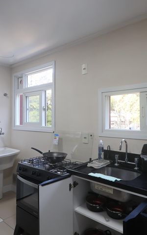 Apartamento para alugar com 48m², 1 quarto e 1 vagaCozinha e Área de Serviço