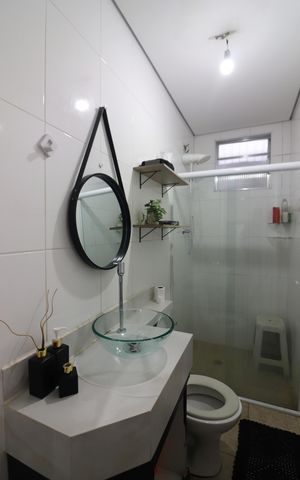 Casa à venda com 123m², 2 quartos e 2 vagasBanheiro Social