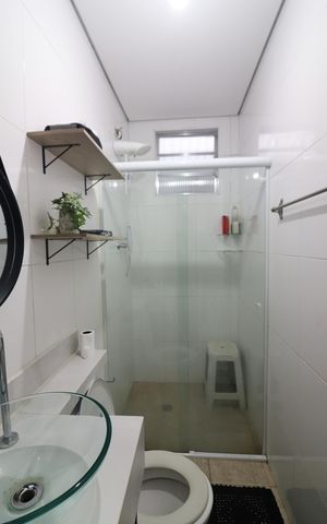 Casa à venda com 123m², 2 quartos e 2 vagasBanheiro Social