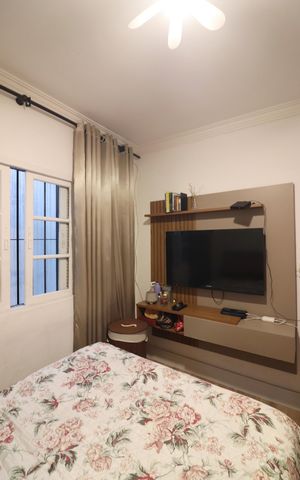 Casa à venda com 123m², 2 quartos e 2 vagasQuarto 1 - Suíte