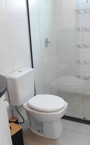 Casa para alugar com 168m², 3 quartos e 2 vagasBanheiro do andar de cima