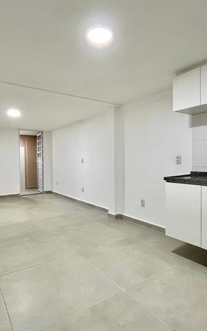 Studio para alugar com 30m², 1 quarto e sem vaga Studio para alugar com 30m², 1 quarto e sem vagaSala/Quarto