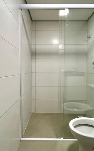 Studio para alugar com 30m², 1 quarto e sem vaga Studio para alugar com 30m², 1 quarto e sem vagaBanheiro