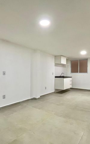 Studio para alugar com 30m², 1 quarto e sem vaga Studio para alugar com 30m², 1 quarto e sem vagaSala/Quarto