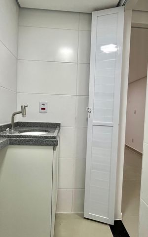 Studio para alugar com 30m², 1 quarto e sem vaga Studio para alugar com 30m², 1 quarto e sem vagaBanheiro