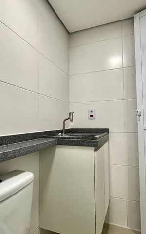 Studio para alugar com 30m², 1 quarto e sem vaga Studio para alugar com 30m², 1 quarto e sem vagaBanheiro