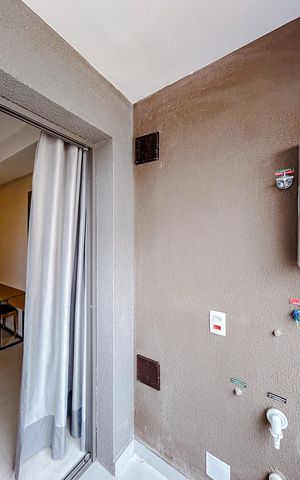 Studio para alugar com 31m², 1 quarto e sem vagaVaranda