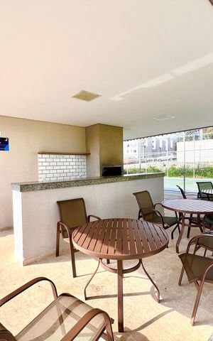 Apartamento para alugar com 48m², 2 quartos e 1 vaga Apartamento para alugar com 48m², 2 quartos e 1 vagaÁrea comum - Churrasqueira