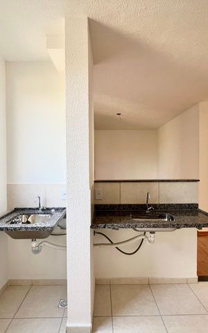 Apartamento para alugar com 48m², 2 quartos e 1 vaga Apartamento para alugar com 48m², 2 quartos e 1 vagaCozinha e Área de Serviço