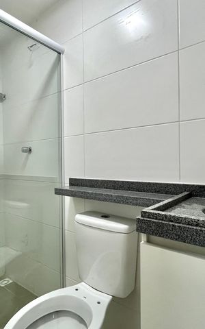 Studio para alugar com 30m², 1 quarto e sem vaga Studio para alugar com 30m², 1 quarto e sem vagaBanheiro