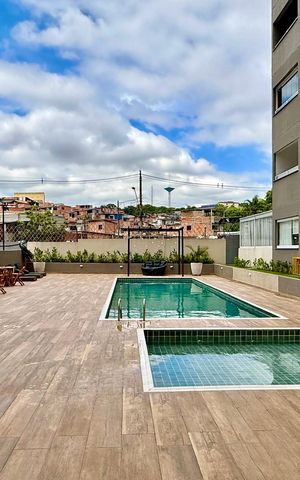 Apartamento à venda com 37m², 2 quartos e sem vaga Apartamento à venda com 37m², 2 quartos e sem vagaPiscina