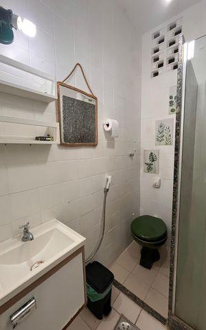 Apartamento à venda com 35m², 1 quarto e sem vagaBanheiro 