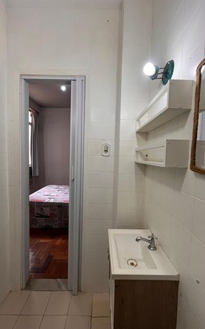 Apartamento à venda com 35m², 1 quarto e sem vagaBanheiro 