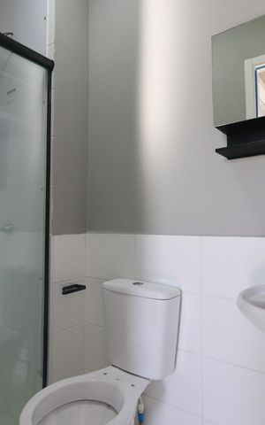 Apartamento para alugar com 43m², 2 quartos e 1 vaga Apartamento para alugar com 43m², 2 quartos e 1 vagaBanheiro