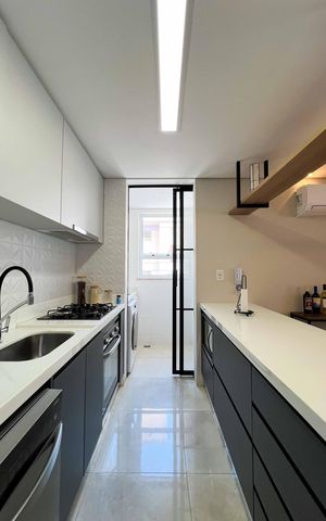 Apartamento para alugar com 65m², 2 quartos e 2 vagas Apartamento para alugar com 65m², 2 quartos e 2 vagasCozinha