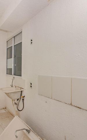 Apartamento para alugar com 41m², 2 quartos e 1 vagaCozinha e Área de Serviço