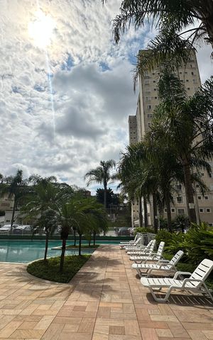 Apartamento à venda com 59m², 2 quartos e 1 vaga Apartamento à venda com 59m², 2 quartos e 1 vagaÁrea comum - Piscina