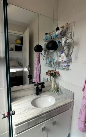 Apartamento à venda com 59m², 2 quartos e 1 vaga Apartamento à venda com 59m², 2 quartos e 1 vagaBanheiro da Suíte