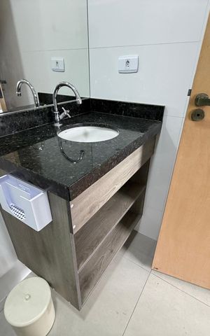 Studio para alugar com 38m², 1 quarto e sem vaga Studio para alugar com 38m², 1 quarto e sem vagaBanheiro